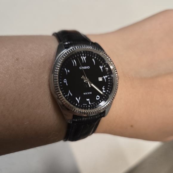 Casio Black Dial Arabic Numeral Watch - Picture 2 of 4